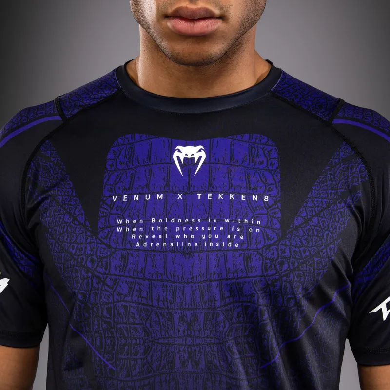 Venum x TEKKEN 8 Dry-Tech T-Shirt - Kazuya - Black/Purple - Image 4