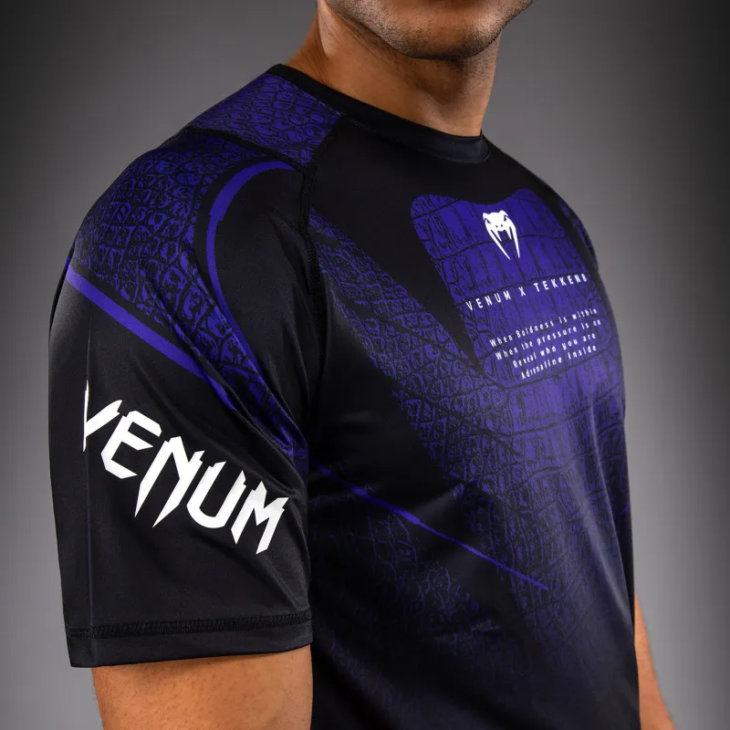 Venum x TEKKEN 8 Dry-Tech T-Shirt - Kazuya - Black/Purple - Image 5