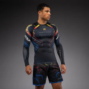 Venum x TEKKEN 8 Long Sleeve Rashguard - Yoshimitsu - Black/Orange