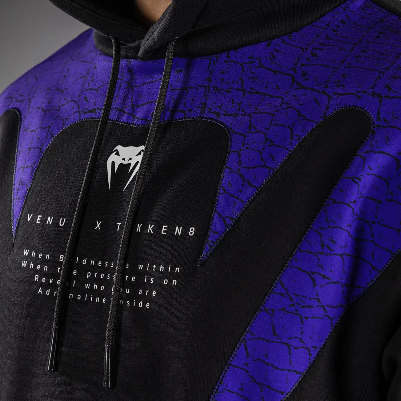 Venum x TEKKEN 8 Pullover Hoodie - Kazuya - Black/Purple - Image 4