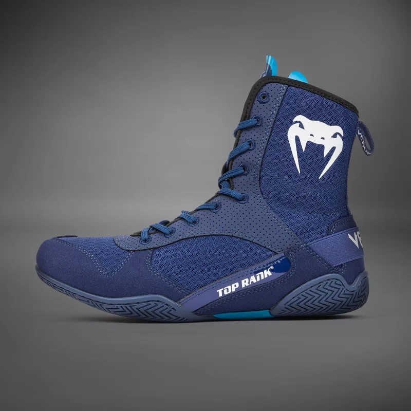 Venum x Top Rank Original Boxing Shoes - Navy Blue - Image 3