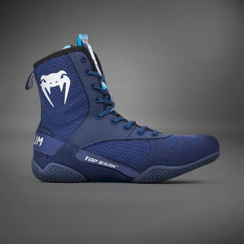Venum x Top Rank Original Boxing Shoes - Navy Blue - Image 4