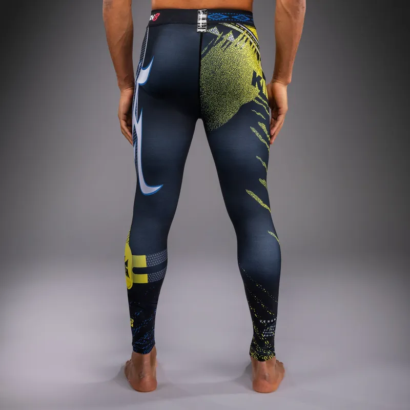 Venum x TEKKEN 8 Spats - King - Black/Yellow - Image 4