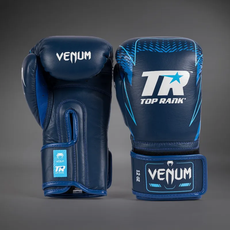 Venum x Top Rank Original Hammer Boxing Gloves - Navy Blue