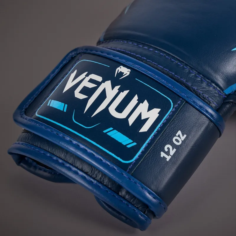 Venum x Top Rank Original Hammer Boxing Gloves - Navy Blue - Image 4