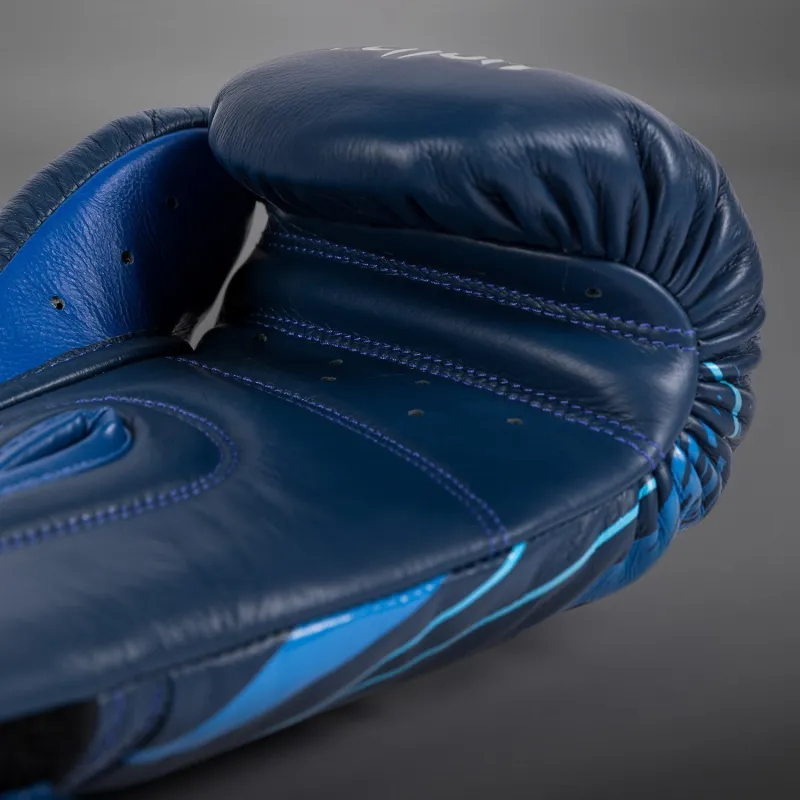 Venum x Top Rank Original Hammer Boxing Gloves - Navy Blue - Image 5