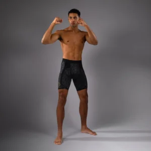 Venum x Topuria Unmatched Edition Vale Tudo Shorts - Black/Gold