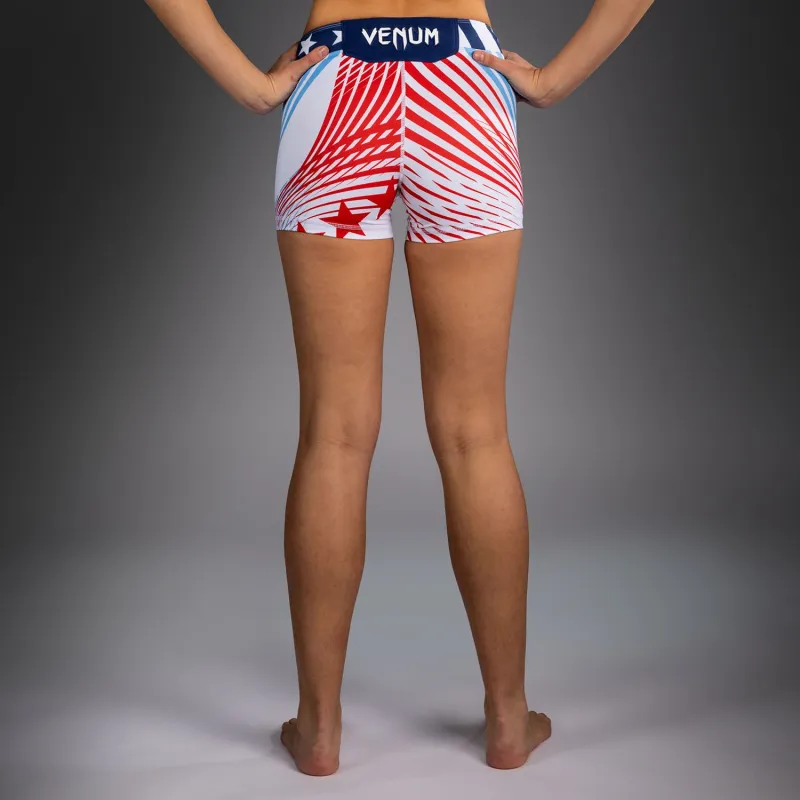 Women's Official UFC Freedom 250 by Venum White Authentic Short Fit Vale Tudo Short - Image 3