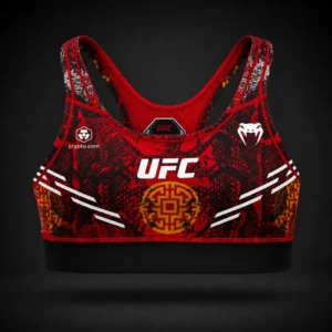 Women's UFC Unrivaled by Venum Red Zhang Weili Sports Bra