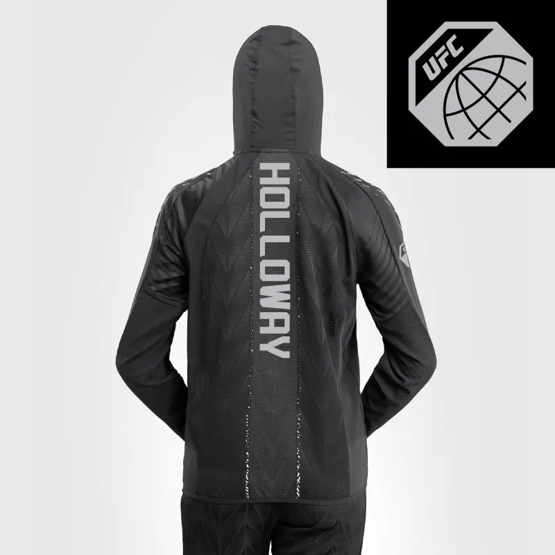 Women's UFC Zenith by Venum Black Authentic Fight Night Walkout Hoodie - Holloway