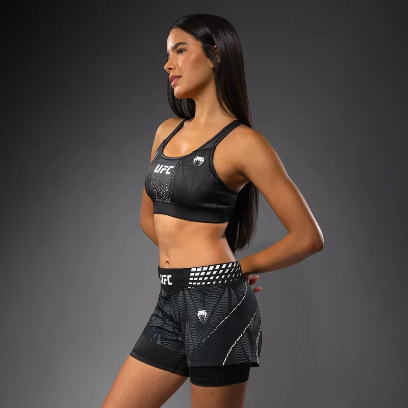 Women's UFC Zenith by Venum Black Authentic Fight Night Sports Bra - Image 3