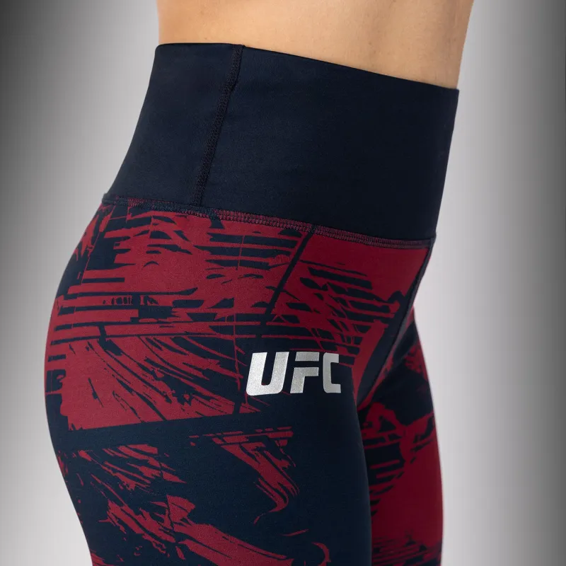 Women's UFC Zenith by Venum Burgundy Authentic Fight Week Leggings - Image 5
