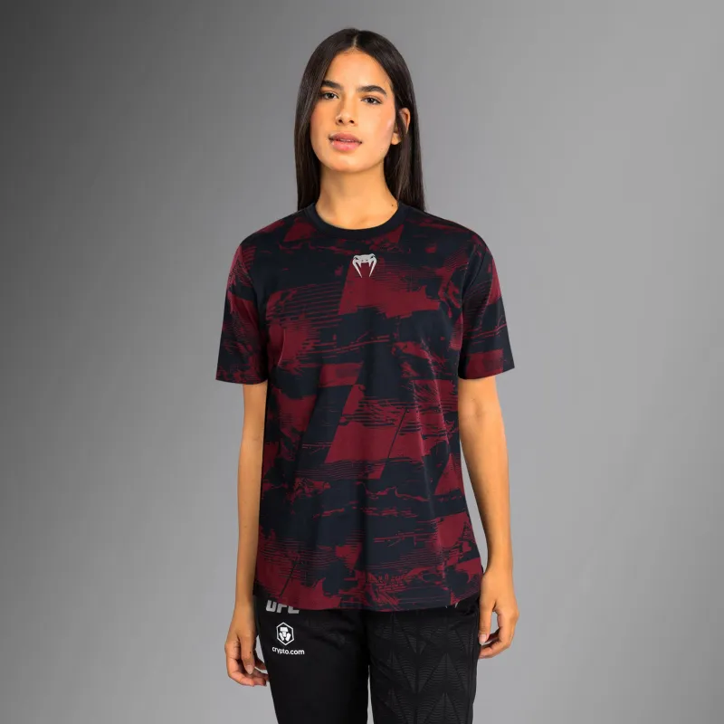 Women's UFC Zenith by Venum Burgundy Authentic Fight Week Short Sleeve T-Shirt