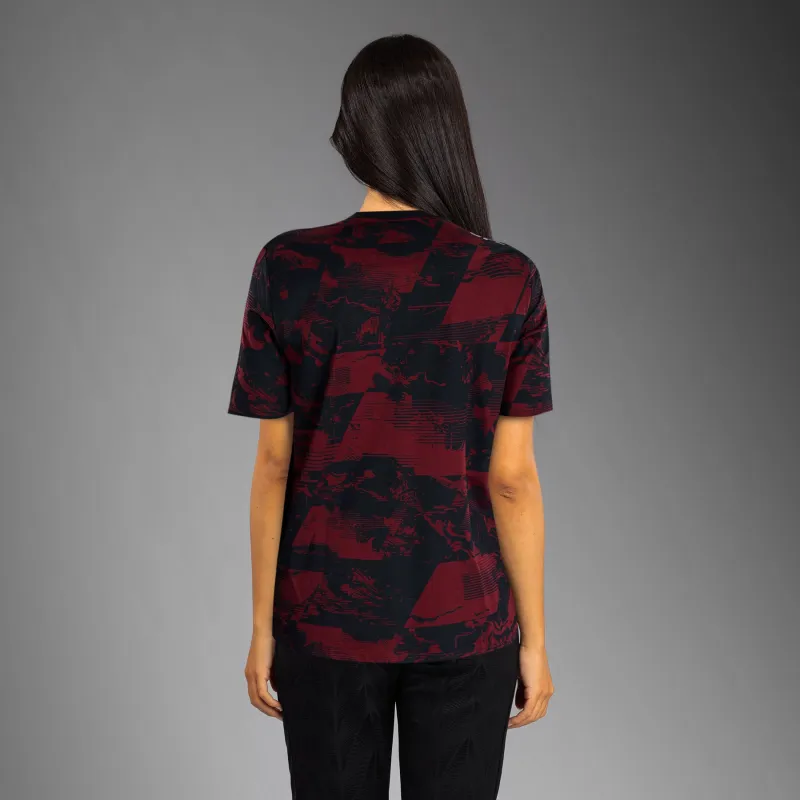Women's UFC Zenith by Venum Burgundy Authentic Fight Week Short Sleeve T-Shirt - Image 2