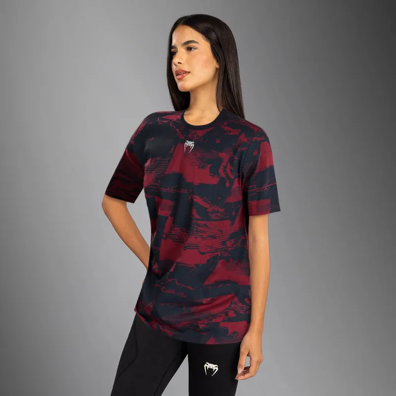 Women's UFC Zenith by Venum Burgundy Authentic Fight Week Short Sleeve T-Shirt - Image 3