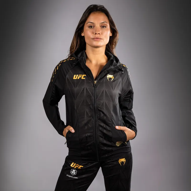 Women's UFC Zenith by Venum Champion Authentic Fight Night Walkout Hoodie Personalized - Image 2
