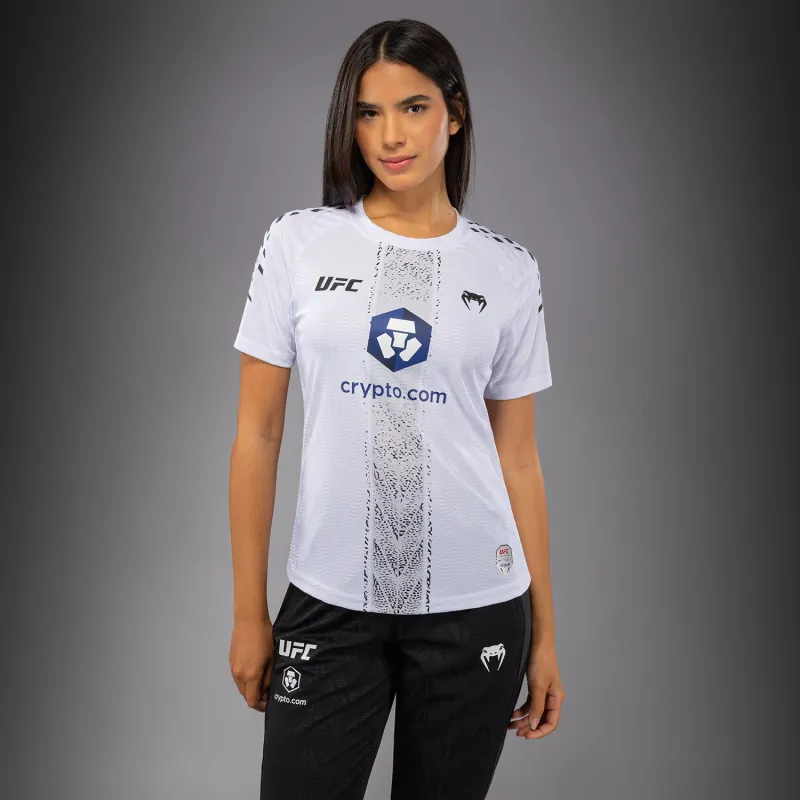 Women's UFC Zenith by Venum White Authentic Fight Night Walkout Jersey Personalized - Image 2