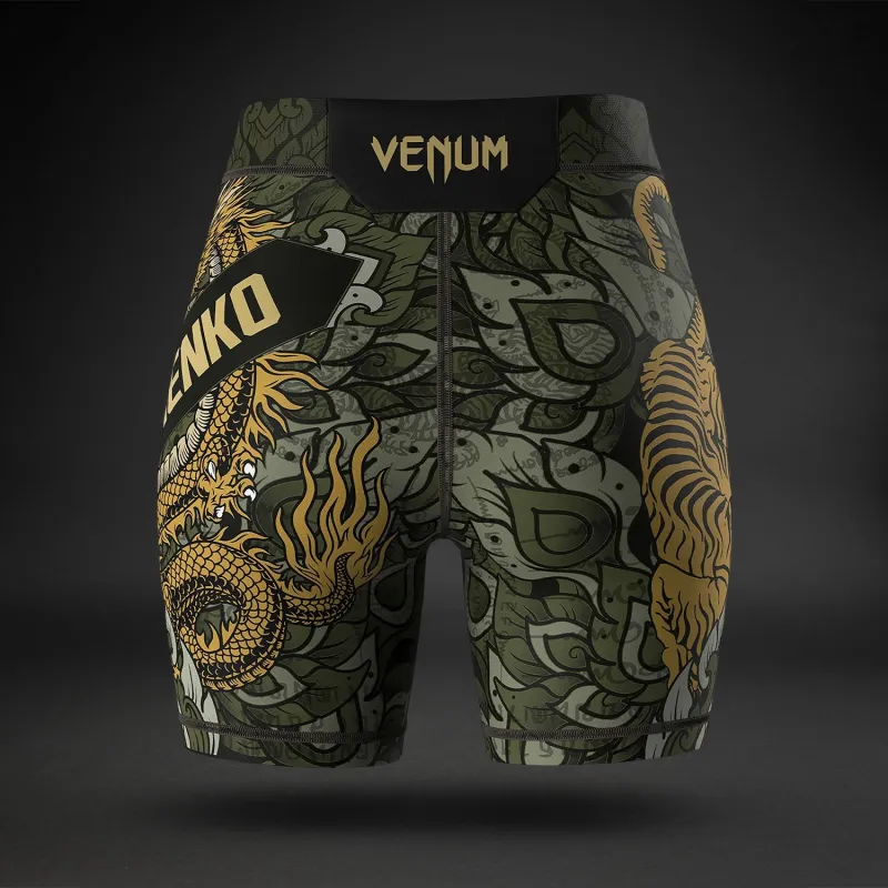 Women’s UFC Unrivaled by Venum Green Valentina Shevchenko Vale Tudo Short - Image 4