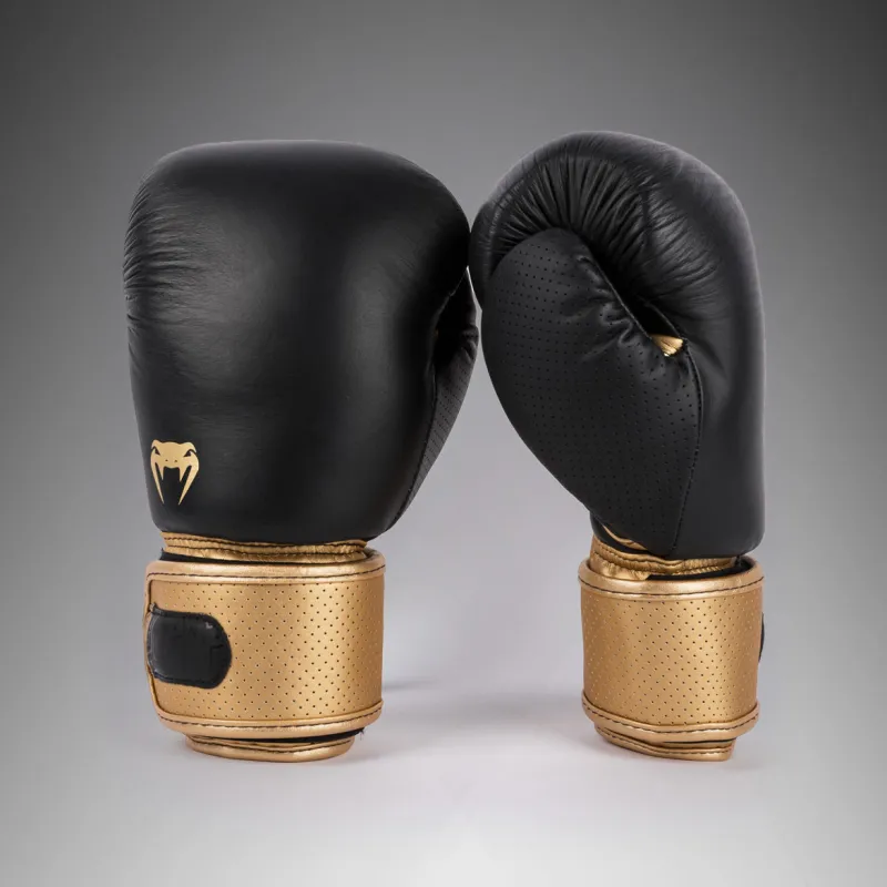 Venum Power 2.0 Boxing Gloves - Black/Gold - Image 2